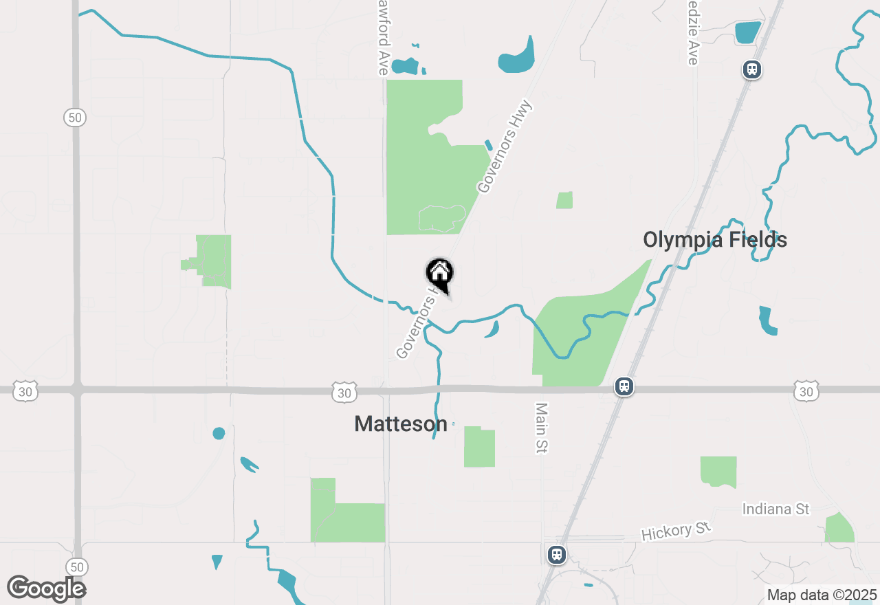 Map of 893 Woodstock Road, Olympia Fields, IL 60461