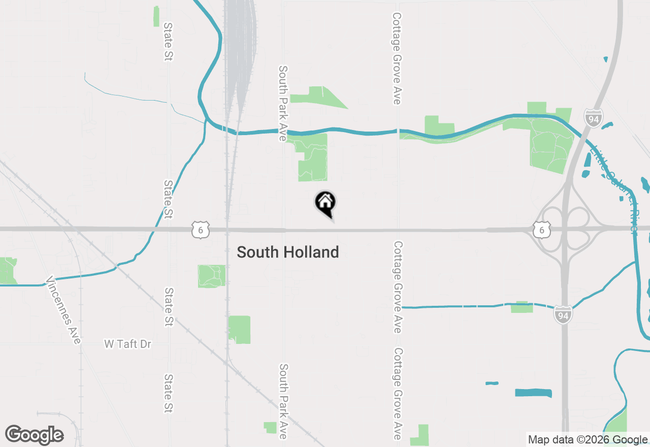 Map of 15351 S Zion Avenue, South Holland, IL 60473
