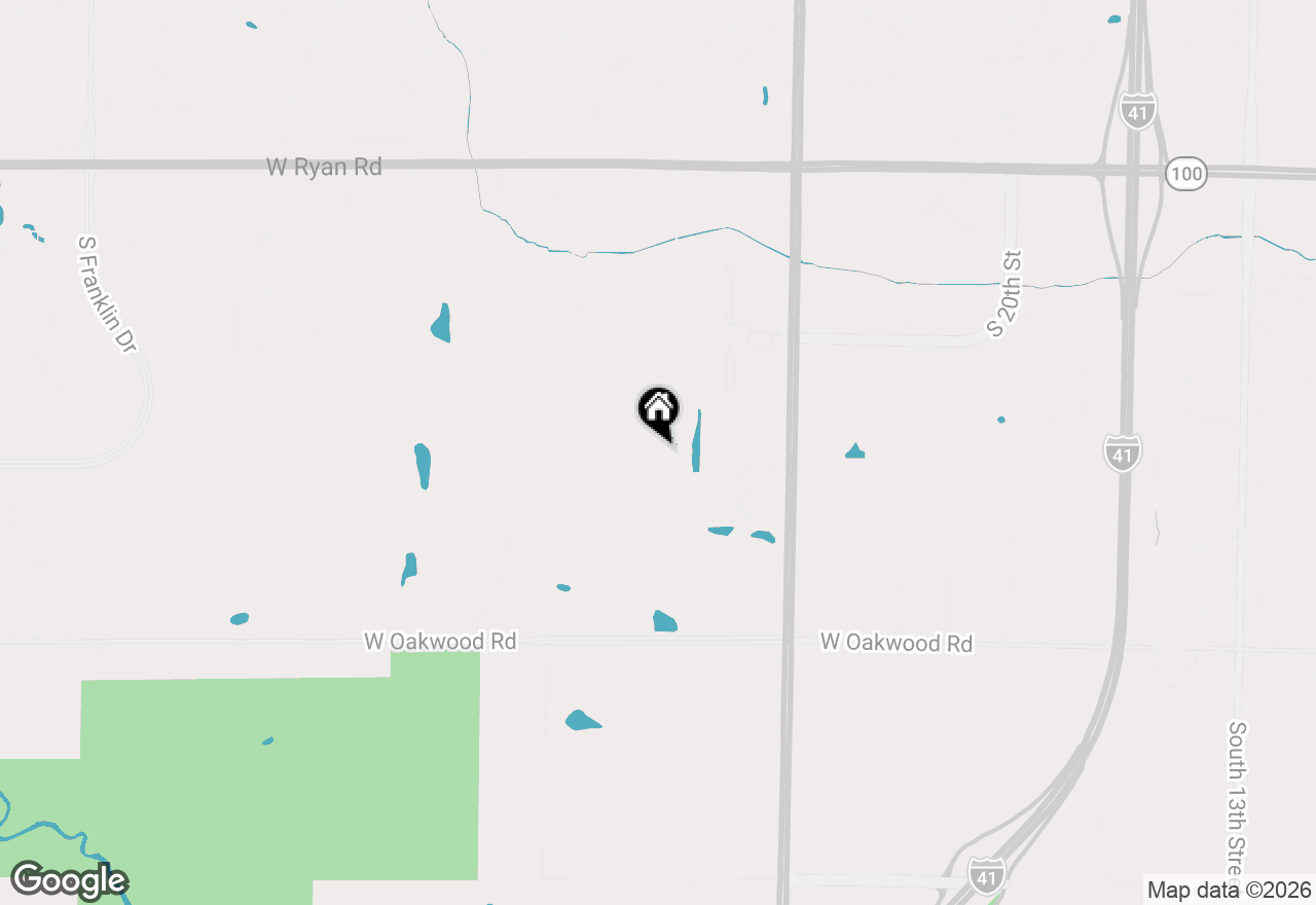 Map of 9989 S 31st St, Franklin, WI 53132