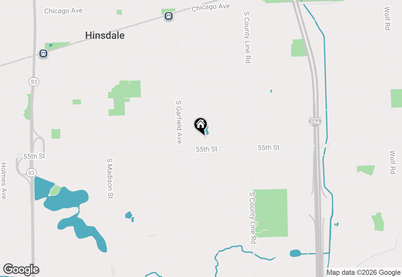 Map of 921 S Park Avenue, Hinsdale, IL 60521