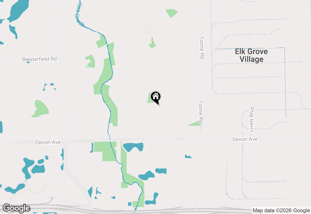 Map of 1231 Springdale Lane, Elk Grove Village, IL 60007