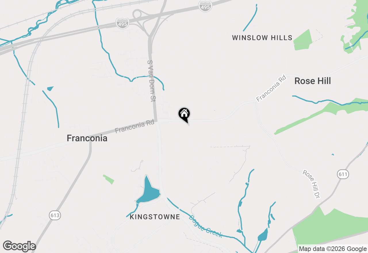 Map of 5613 Franconia Road #103, Alexandria, VA 22310