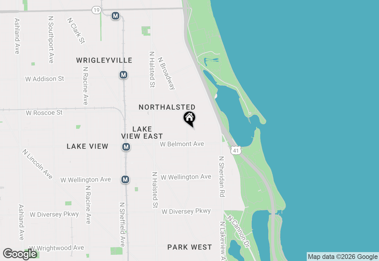 Map of 3241 N Broadway Street #1, Chicago, IL 60657