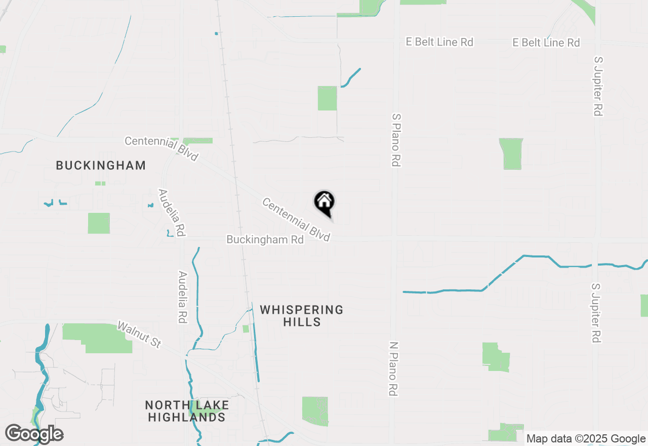 Map of 1109 E Berkeley Drive, Richardson, TX 75081