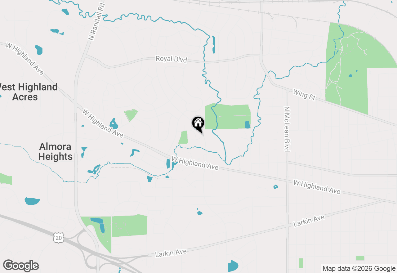 Map of 1900 Powder River Path, Elgin, IL 60123