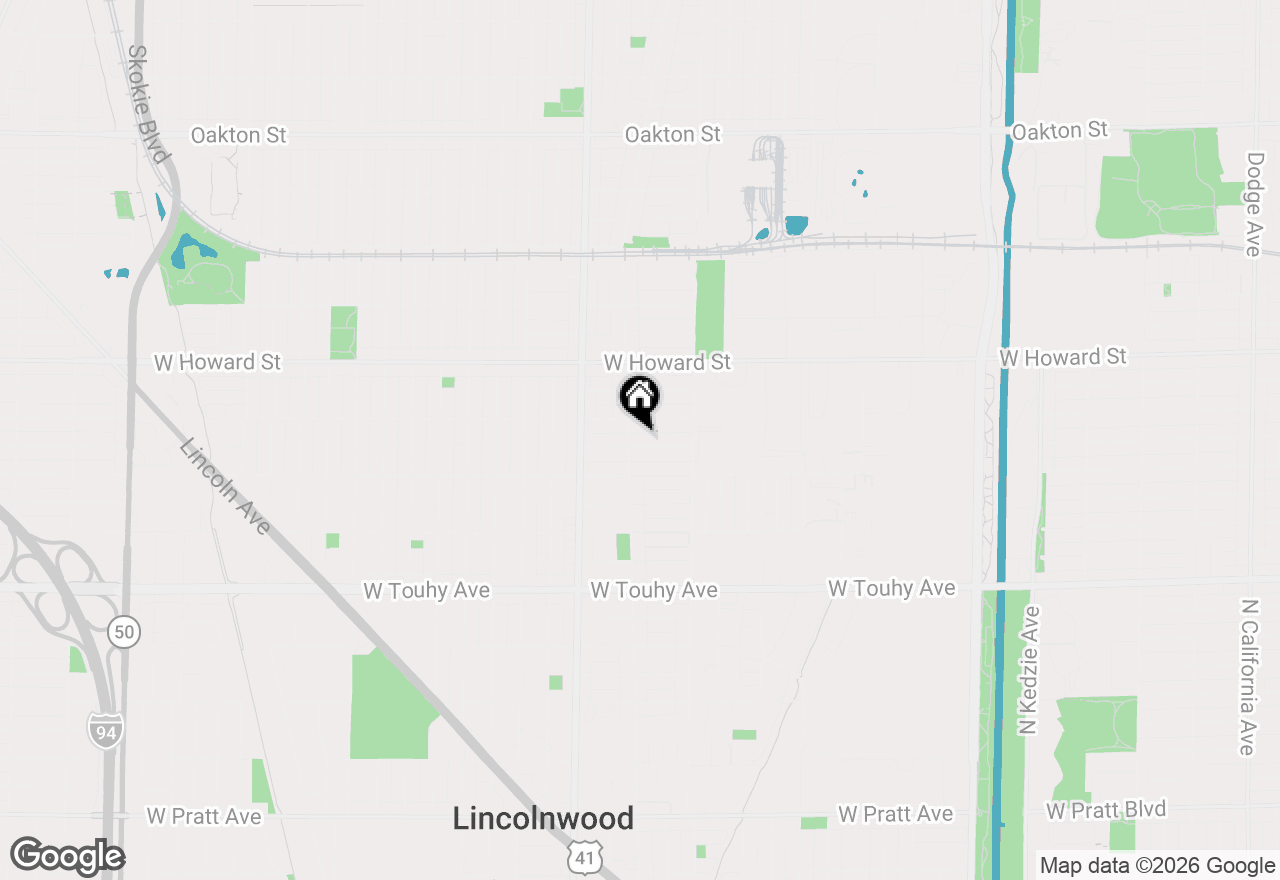 Map of 3864 Fargo Avenue, Skokie, IL 60076