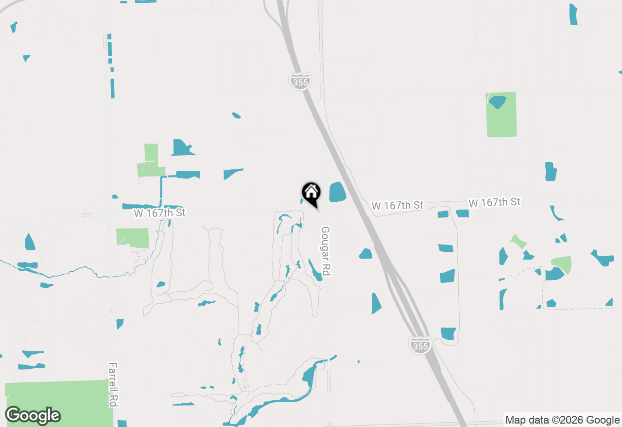 Map of 16703 S Sunset Ridge Court, Lockport, IL 60441