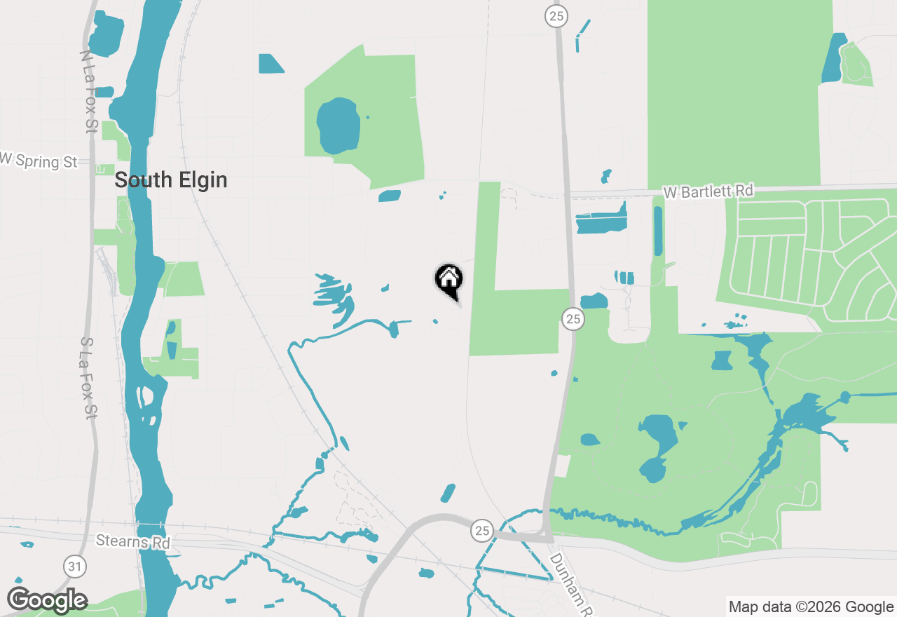 Map of 387 South Pointe Avenue, South Elgin, IL 60177