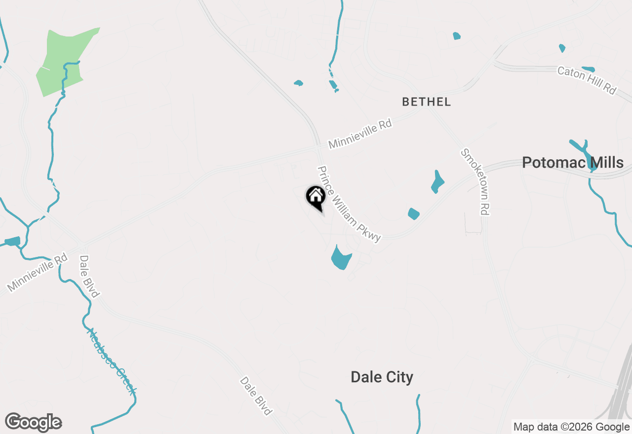 Map of 3531 Christy Lane, Woodbridge, VA 22193