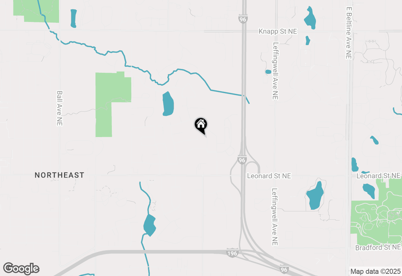 Map of 1410 Rothbury Drive Ne, Grand Rapids, MI 49505