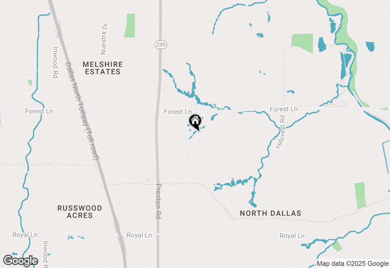 Map of 16 Robledo Drive, Dallas, TX 75230