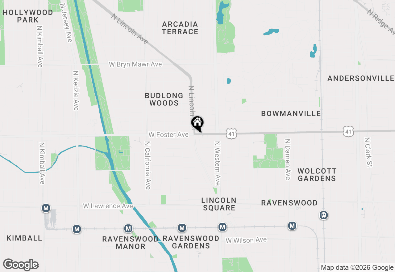 Map of 2475 W Foster Avenue #206, Chicago, IL 60625