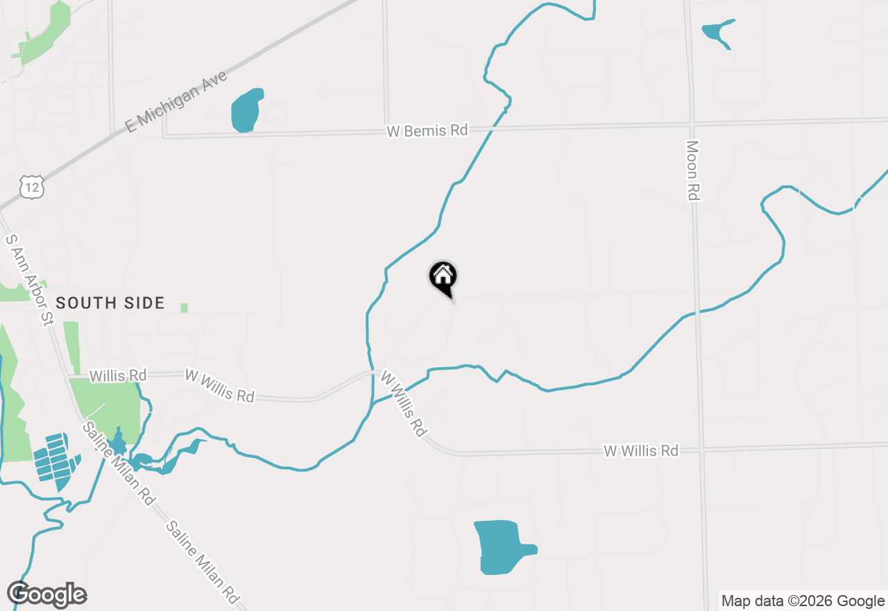 Map of 1510 York Terrace, Saline, MI 48176