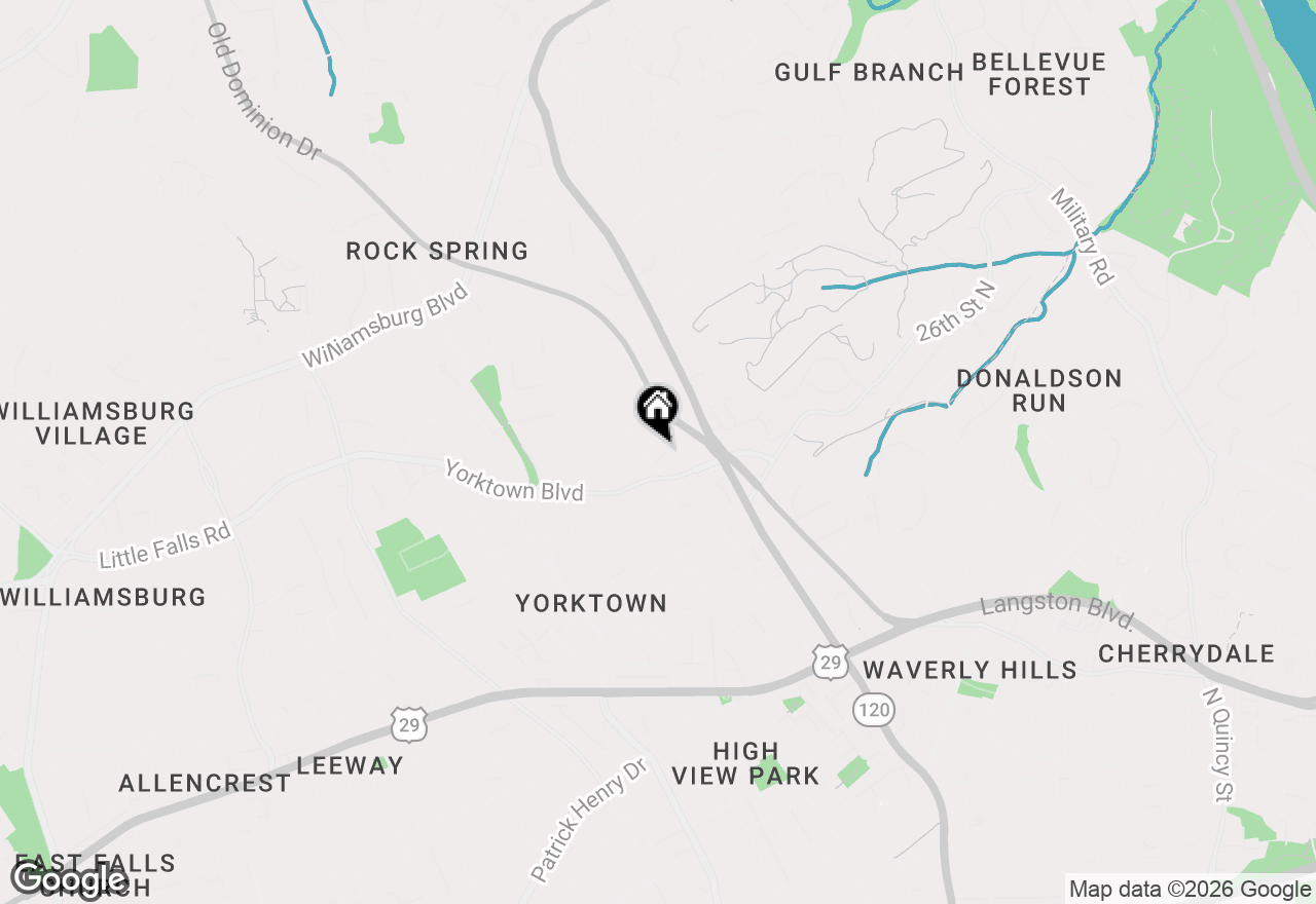 Map of 4827 27th Place N, Arlington, VA 22207