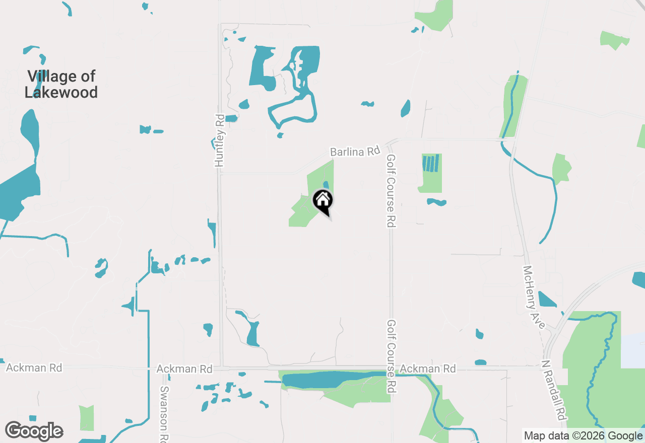 Map of 992 Ascot Drive, Crystal Lake, IL 60014