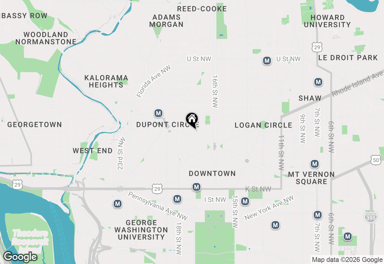Map of 1727 Massachusetts Avenue Nw #119, Washington, DC 20036