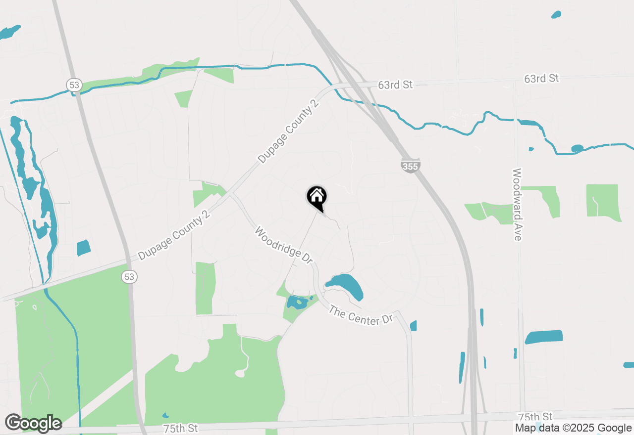 Map of 2566 Yellow Star Street, Woodridge, IL 60517