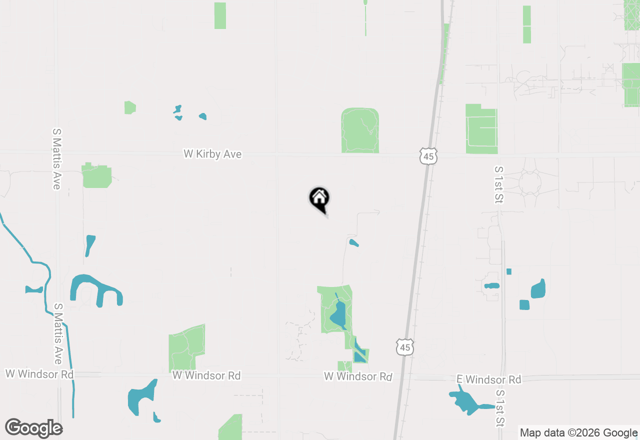 Map of 1802 Peach Street, Champaign, IL 61820
