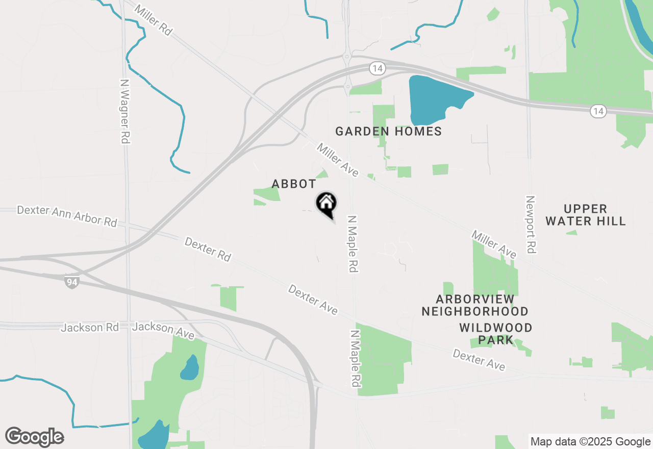 Map of 2613 Bernice Street, Ann Arbor, MI 48103