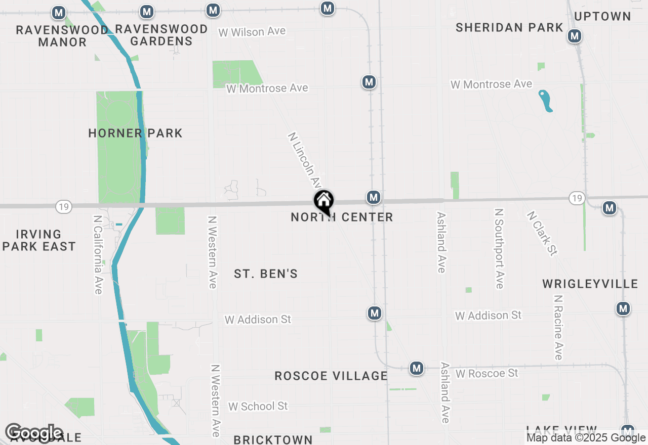Map of 3914 N Damen Avenue #403, Chicago, IL 60618