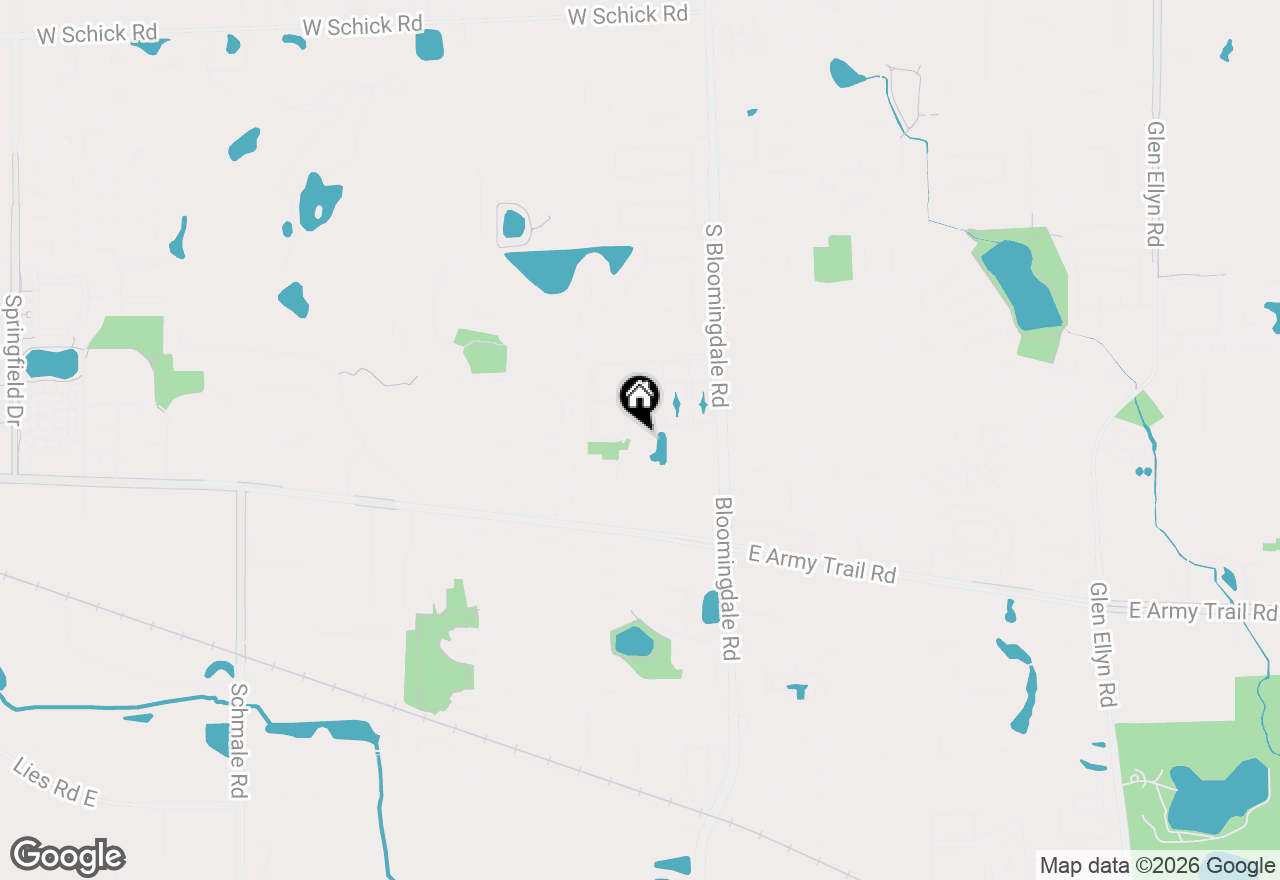 Map of 2257 Lake Ridge Drive, Glendale Heights, IL 60139