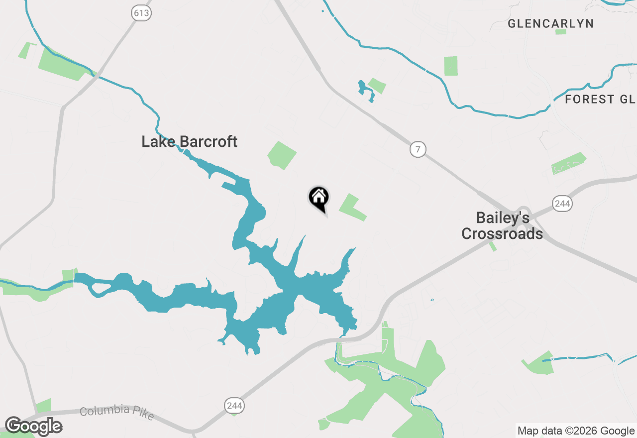 Map of 3418 Blair Road, Falls Church, VA 22041