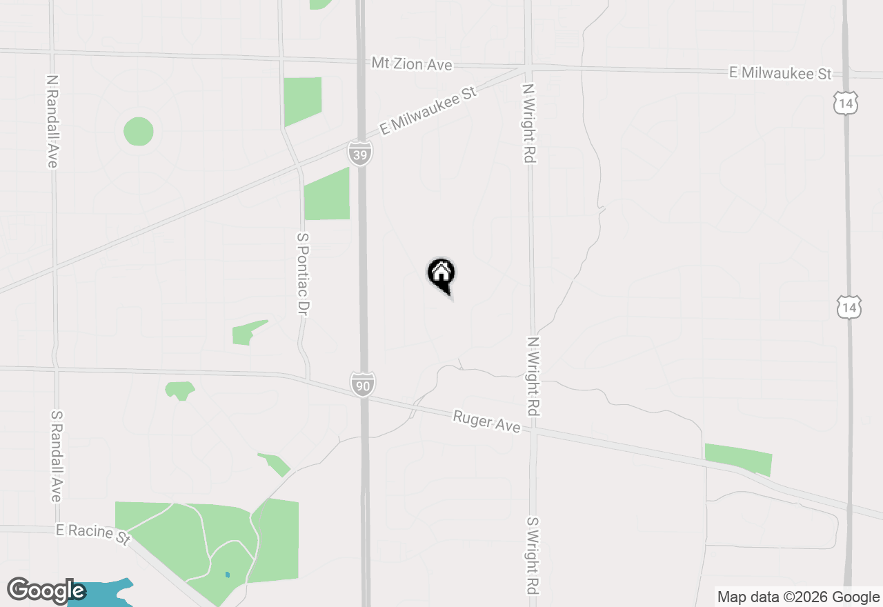 Map of 3221 Dover Court, Janesville, WI 53546