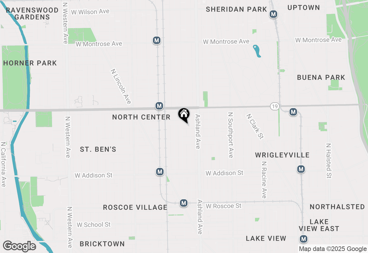 Map of 1655 W Byron Street, Chicago, IL 60613