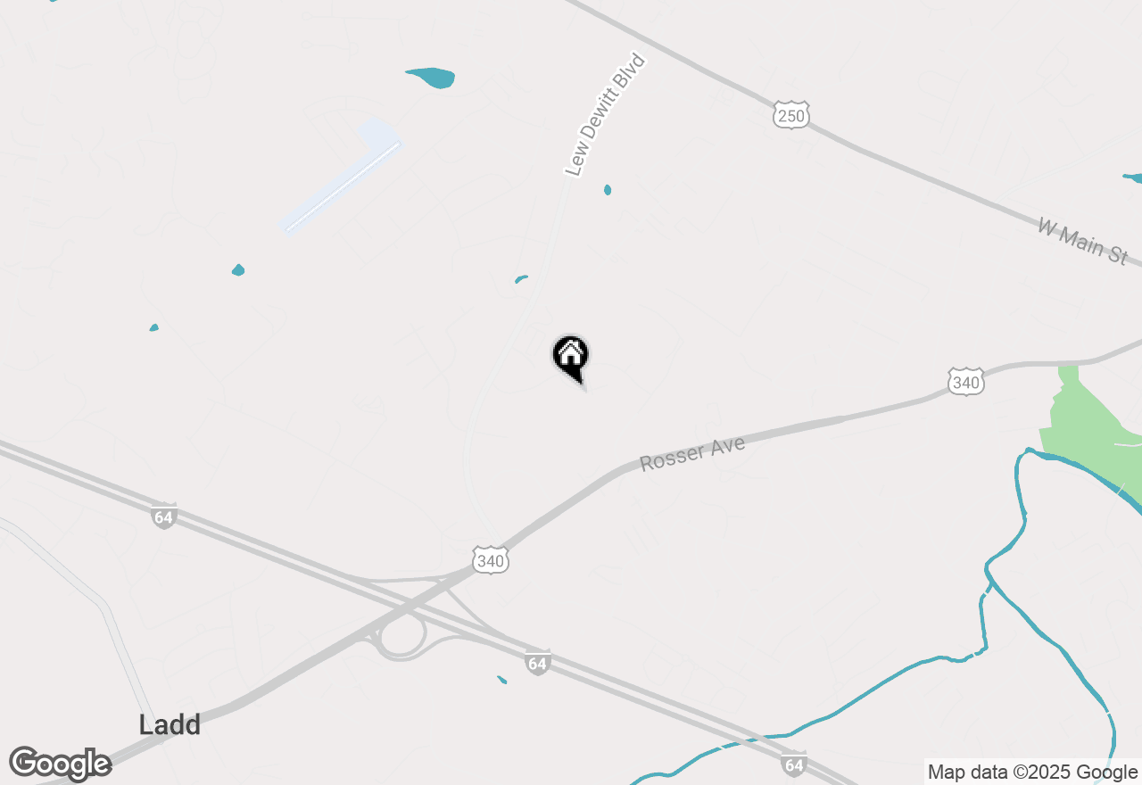 Map of 213 Springdale Rd, Waynesboro, VA 22980