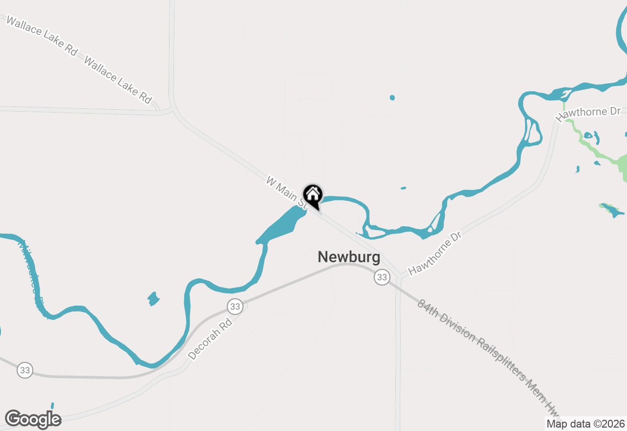 Map of 621 W Main St, West Bend, WI 53090