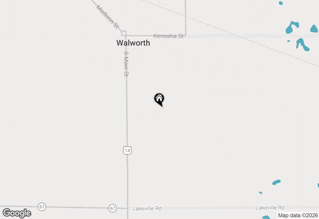 Map of 252 Cotton Grass Ln, Walworth, WI 53184
