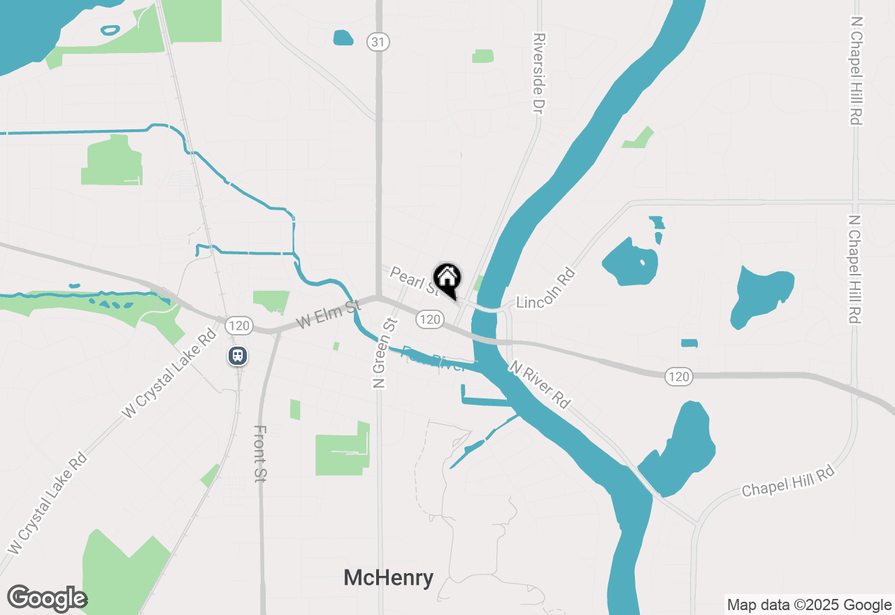 Map of 1308 Park Street, Mchenry, IL 60050