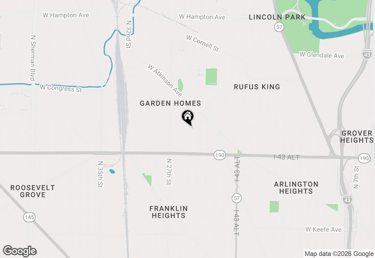 Map of 4138 N 25th St, Milwaukee, WI 53209
