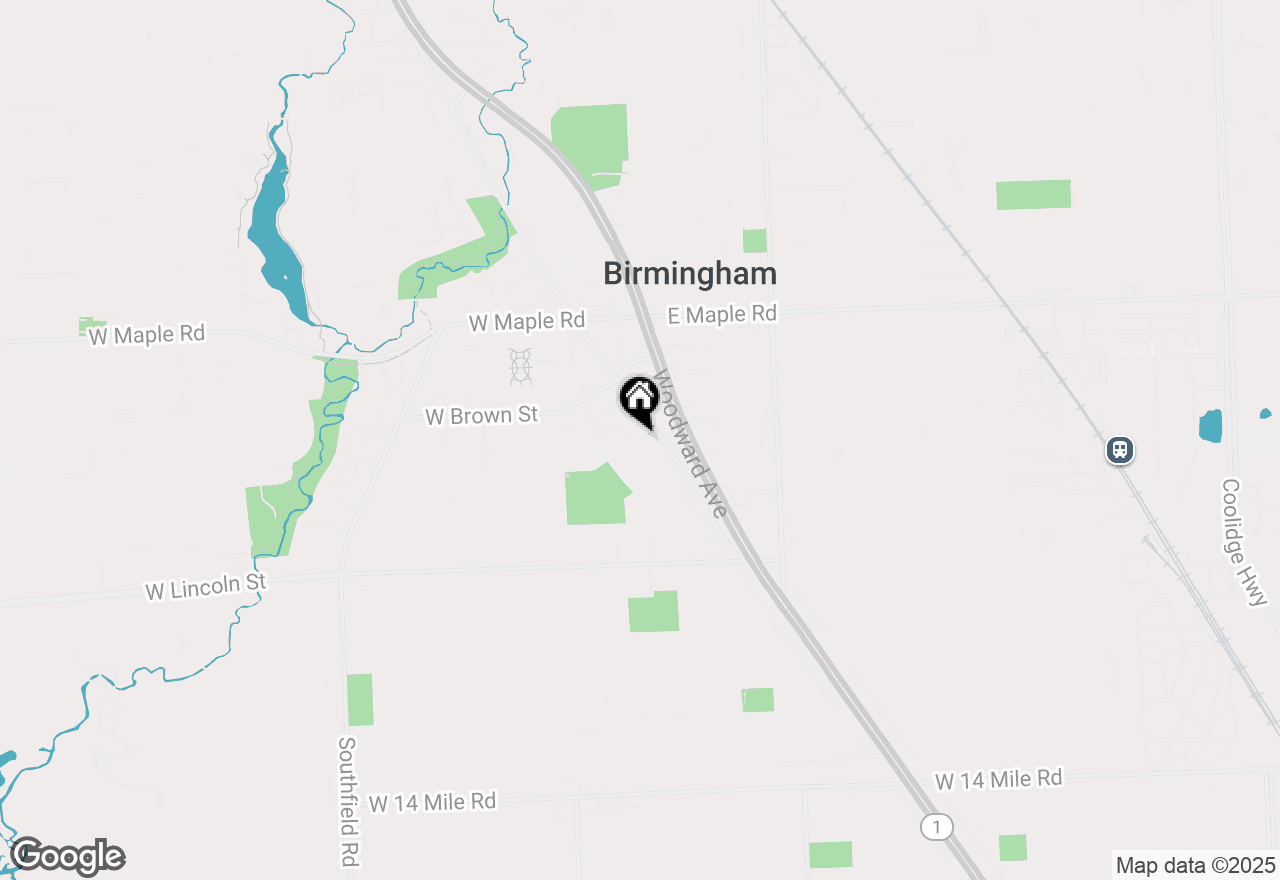 Map of 420 E Frank Street #302, Birmingham, MI 48009