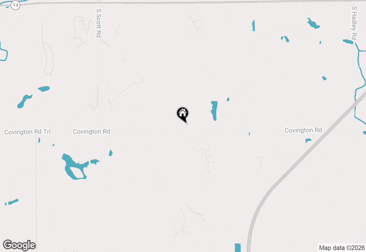 Map of 2617 Covington Woods Boulevard, Fort Wayne, IN 46804