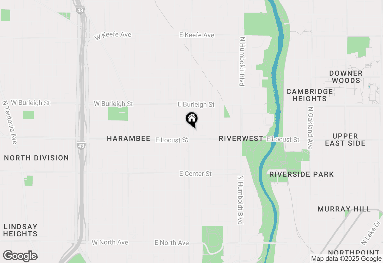 Map of 2932 N Holton St, Milwaukee, WI 53212