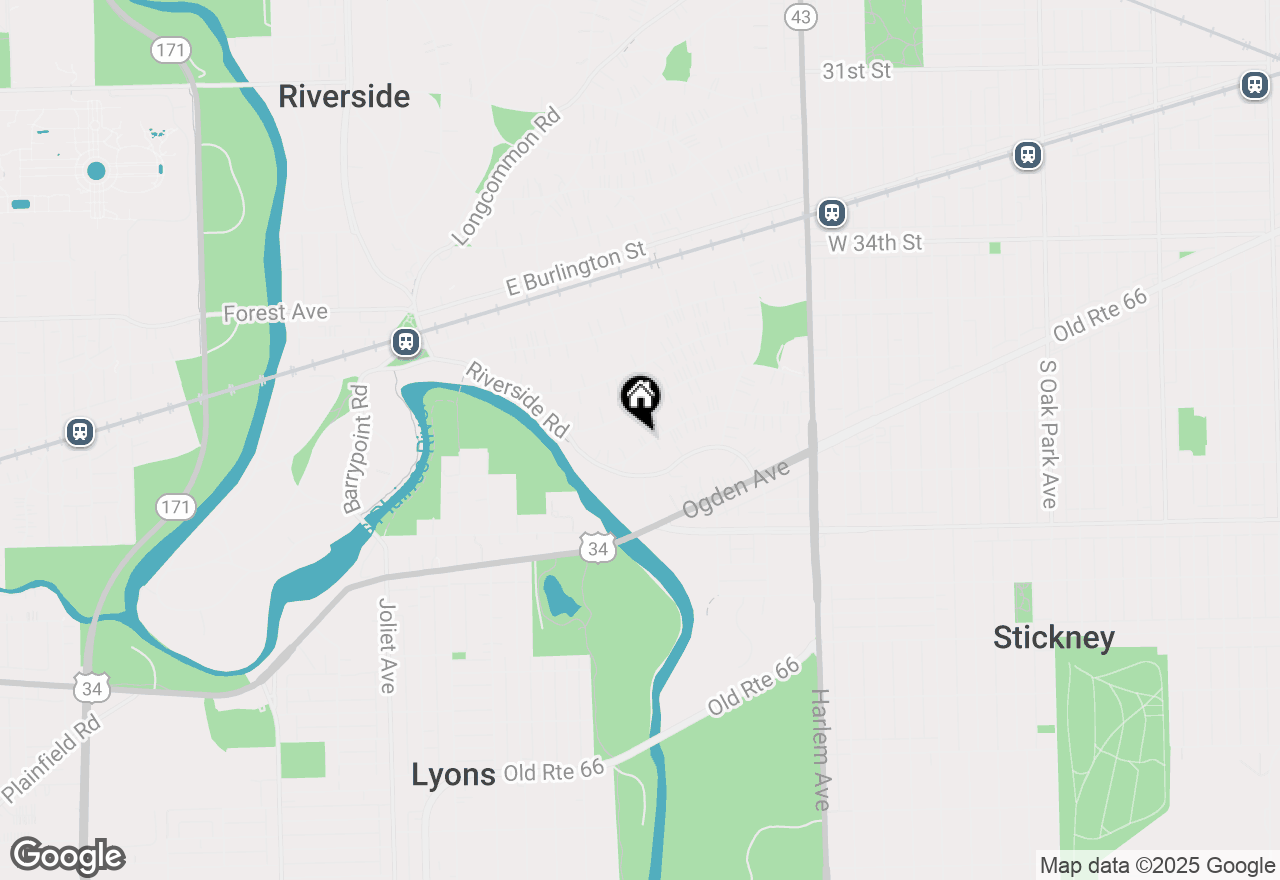 Map of 248 Blackhawk Road, Riverside, IL 60546