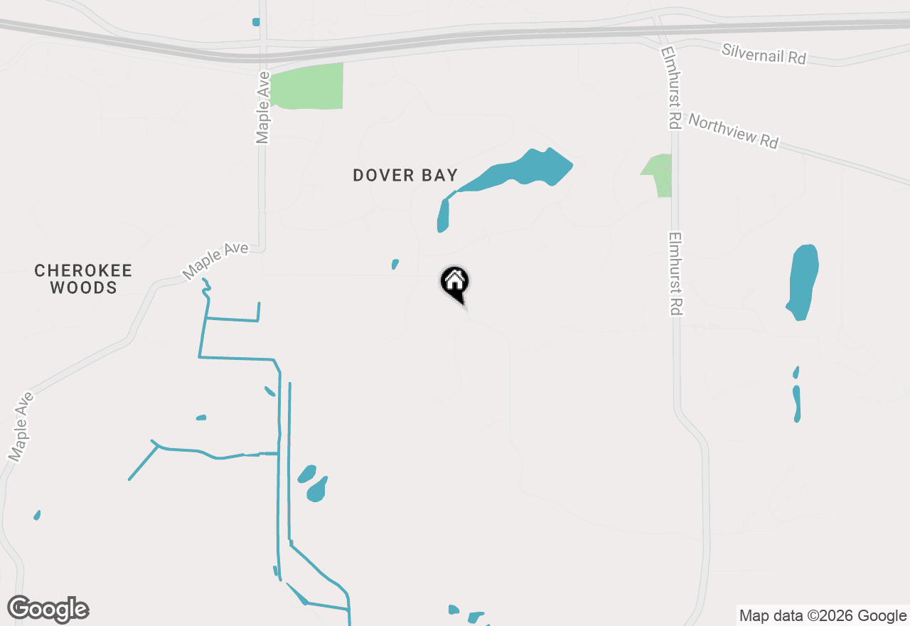 Map of W296N575 Bryn Dr, Waukesha, WI 53188
