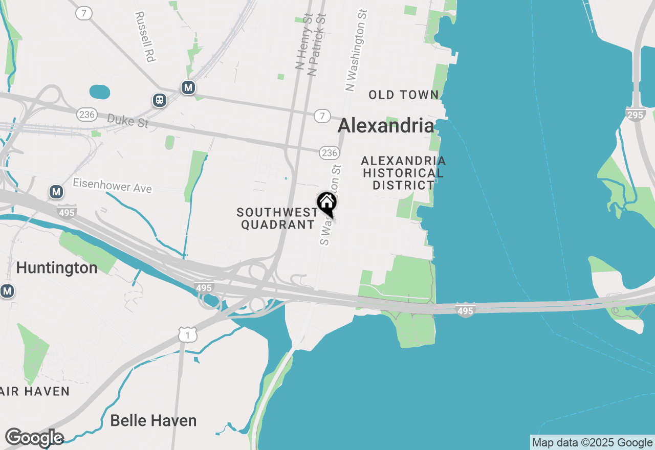 Map of 820 Washington Street #327, Alexandria, VA 22314