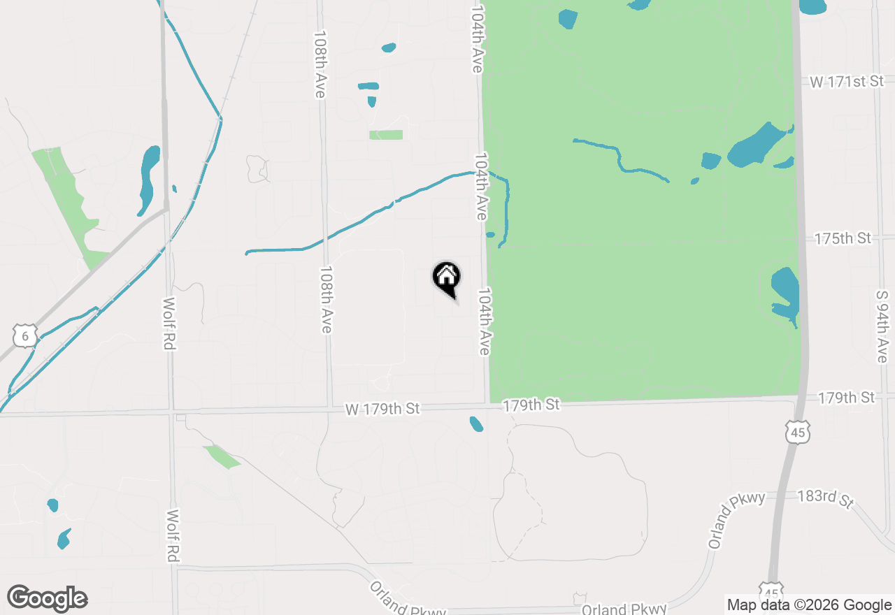 Map of 17632 Coronado Drive, Orland Park, IL 60467