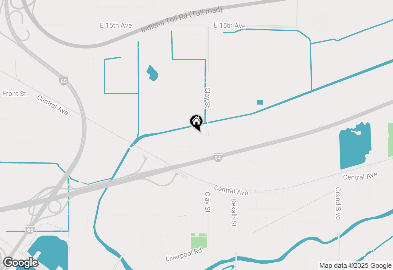 Map of 2324 Cass Street, Lake Station, IN 46405
