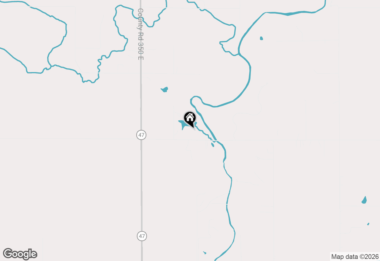 Map of 382 B County Road 2600 N, Mahomet, IL 61853