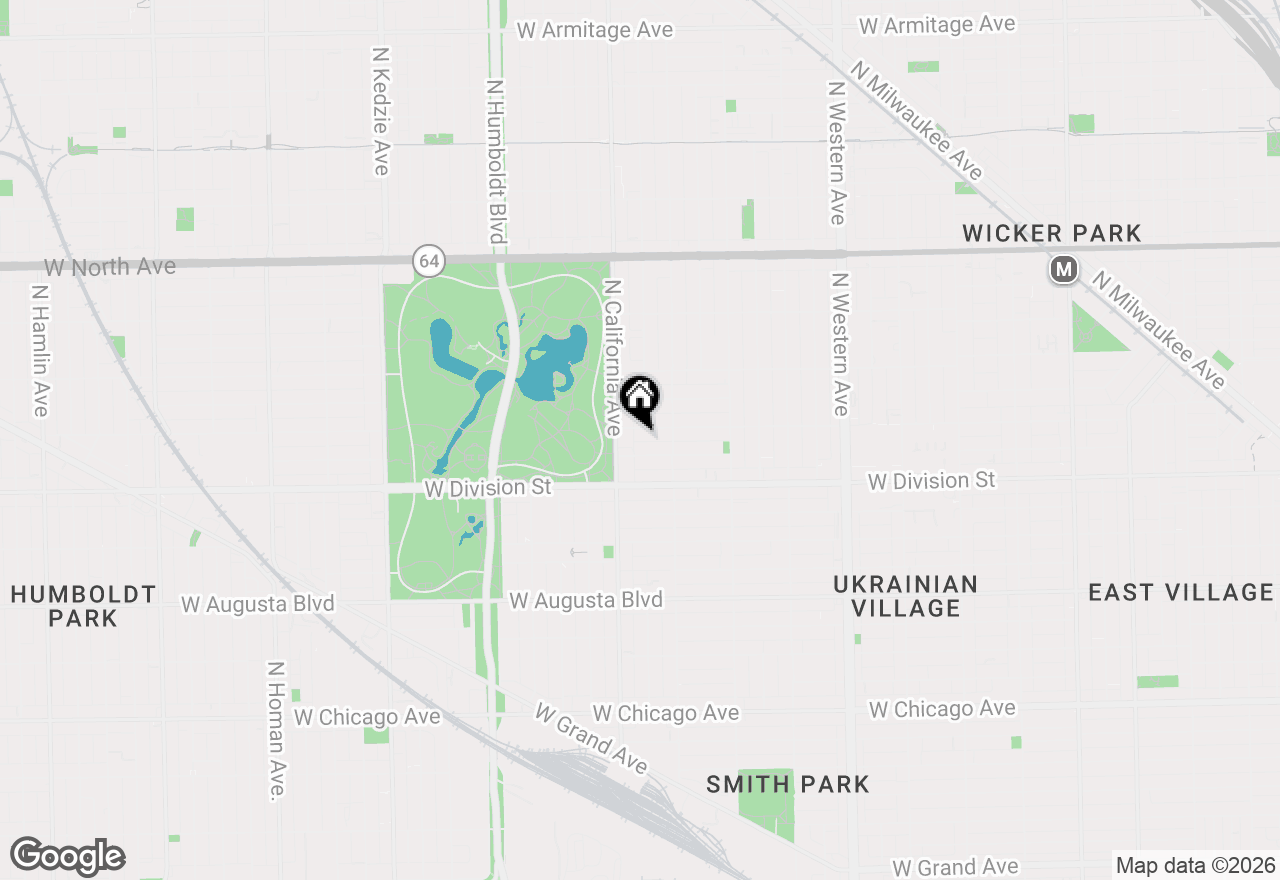 Map of 2735 W Potomac Avenue #CH, Chicago, IL 60622