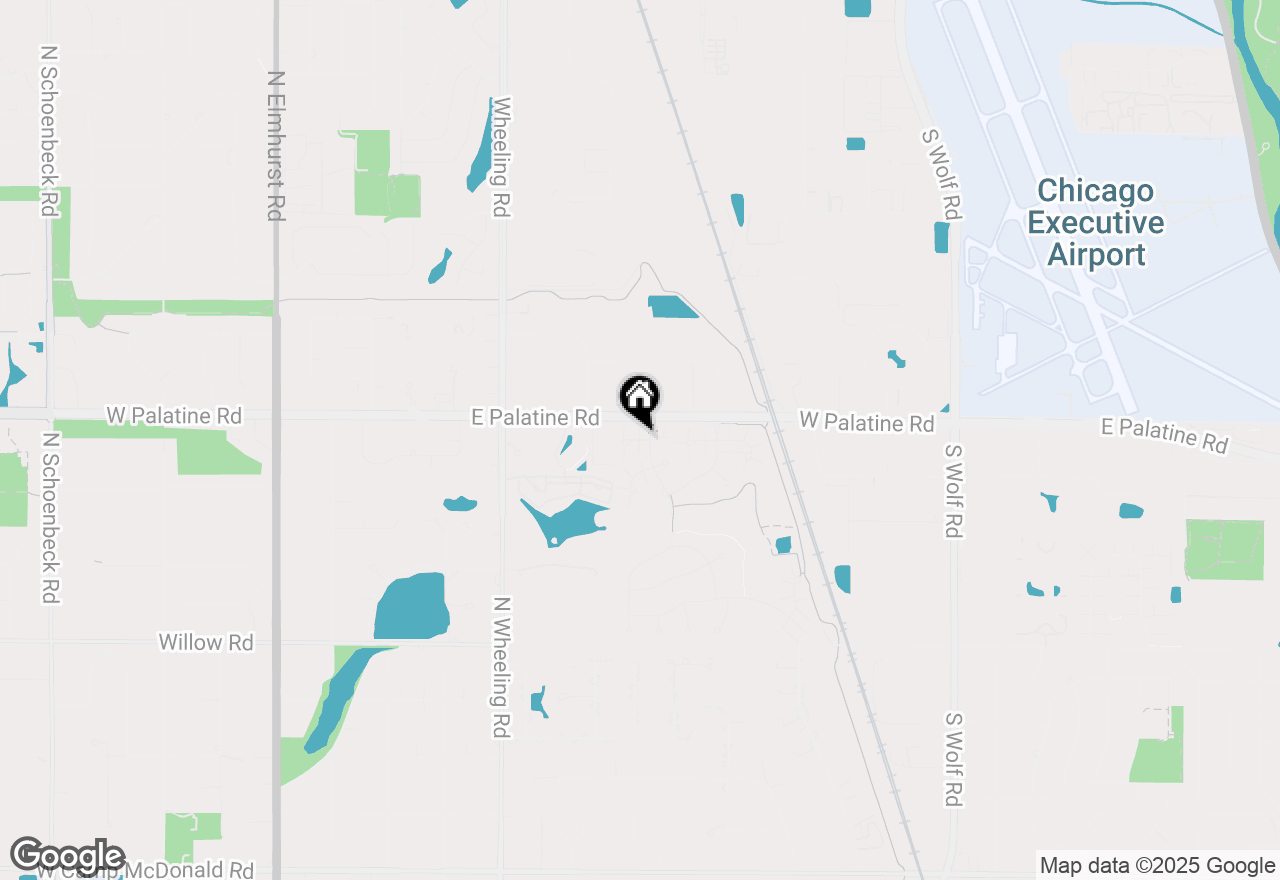 Map of 161 Lucerne Court, Wheeling, IL 60090