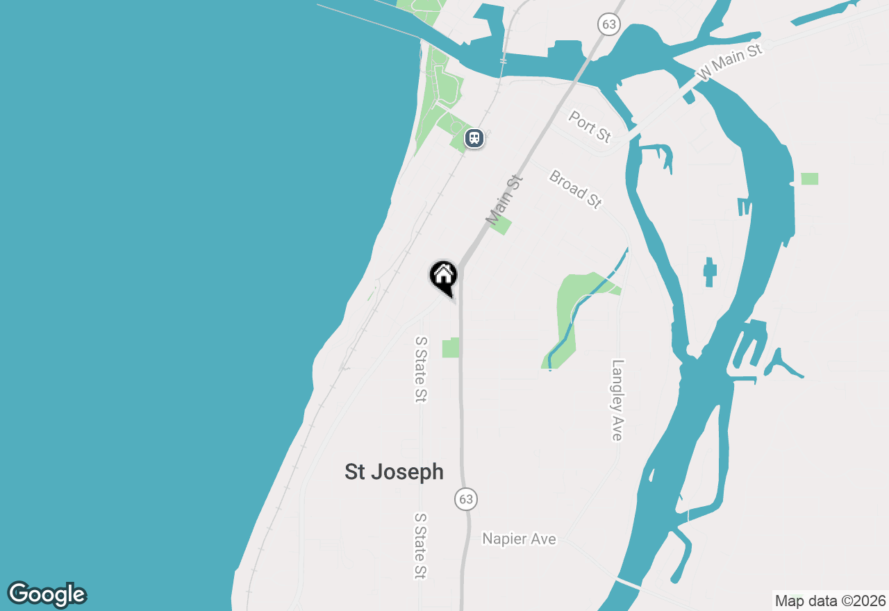 Map of 1303 Forres Avenue, St. Joseph, MI 49085