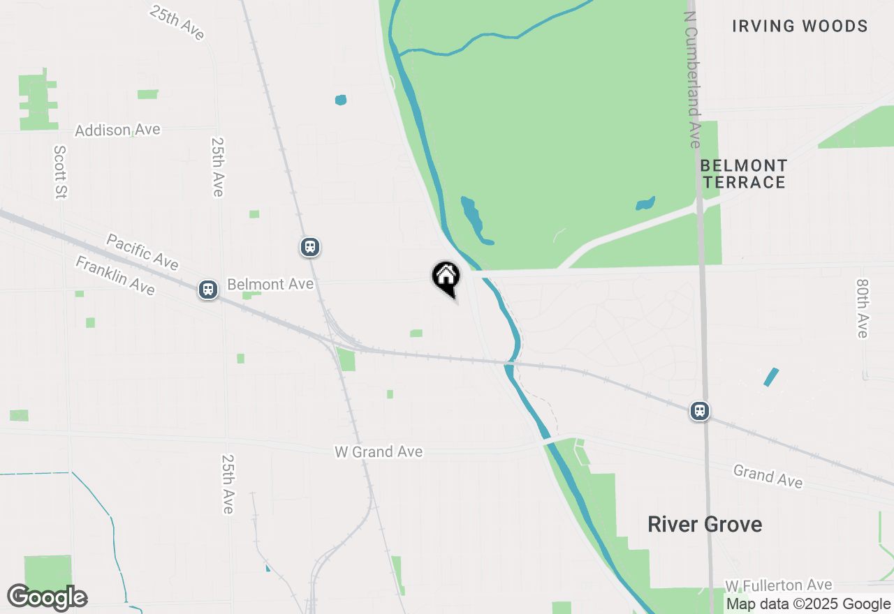 Map of 3114 Elm Street, Franklin Park, IL 60131