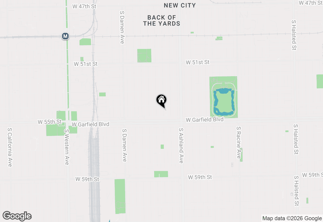 Map of 5419 S Hermitage Avenue, Chicago, IL 60609
