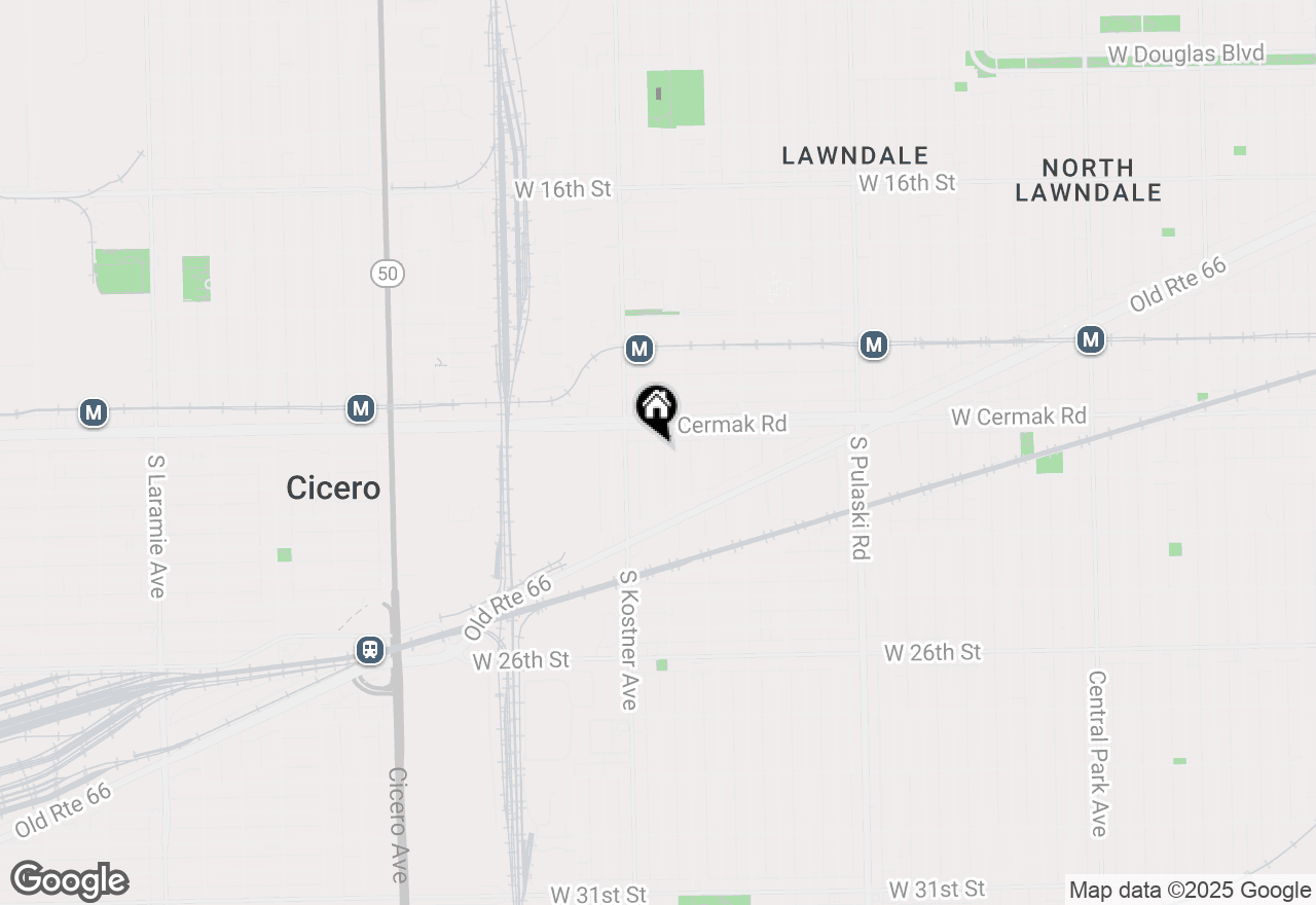 Map of 2225 S Kirkland Avenue, Chicago, IL 60623