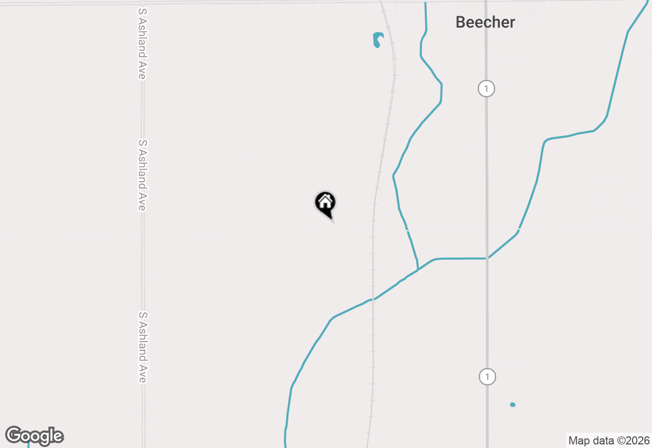 Map of 936 W Corning Road, Beecher, IL 60401
