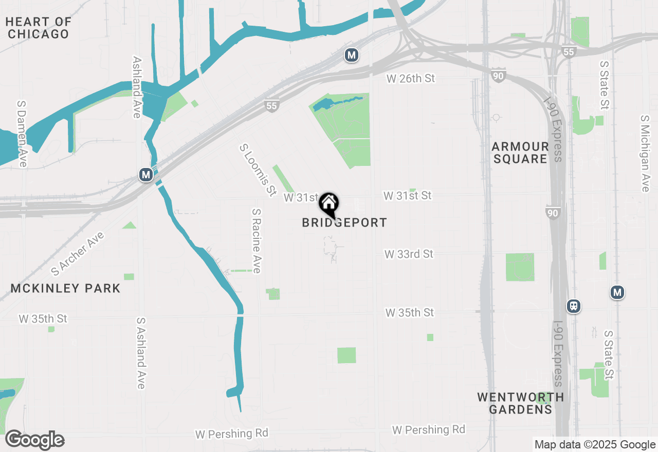 Map of 931 W 32nd Street #1F, Chicago, IL 60608